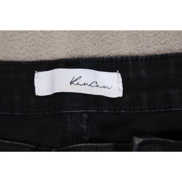KanCan Jeans Womens 7 27 Black Distressed Ripped Denim Skinny Stretch KC5052BK - Picture 5 of 11